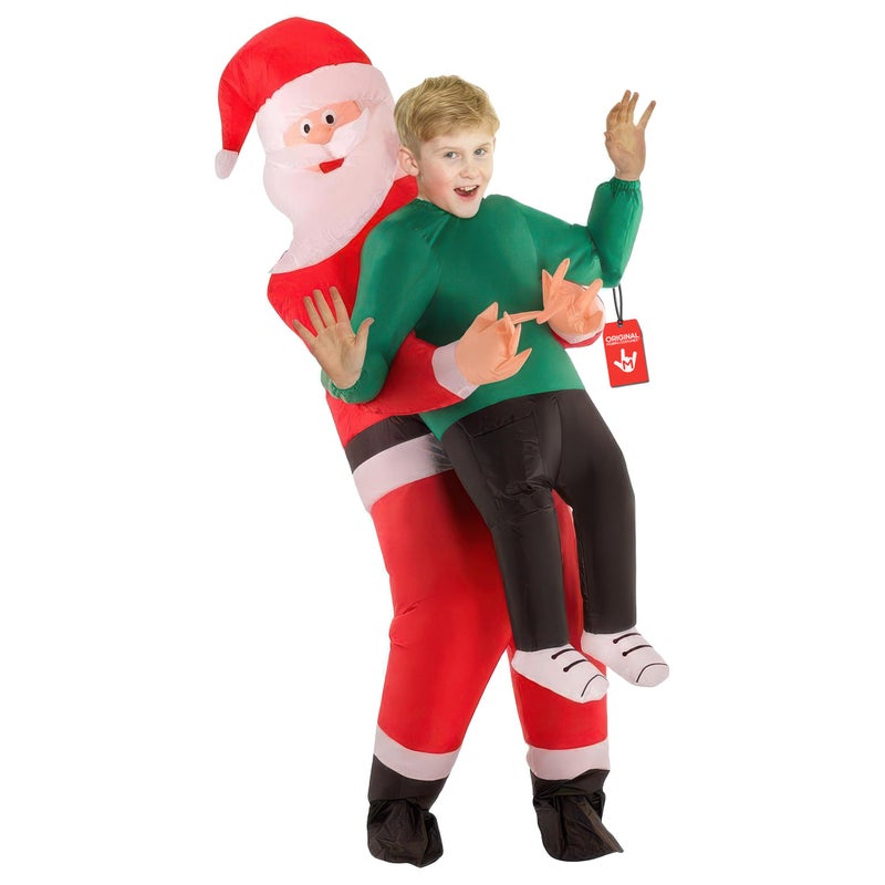 Morphsuits Morph Inflatable Santa Costume For Kids, Blow Up Santa Costume, Inflatable Santa Suit, Christmas Inflatable Costumes - Image 1
